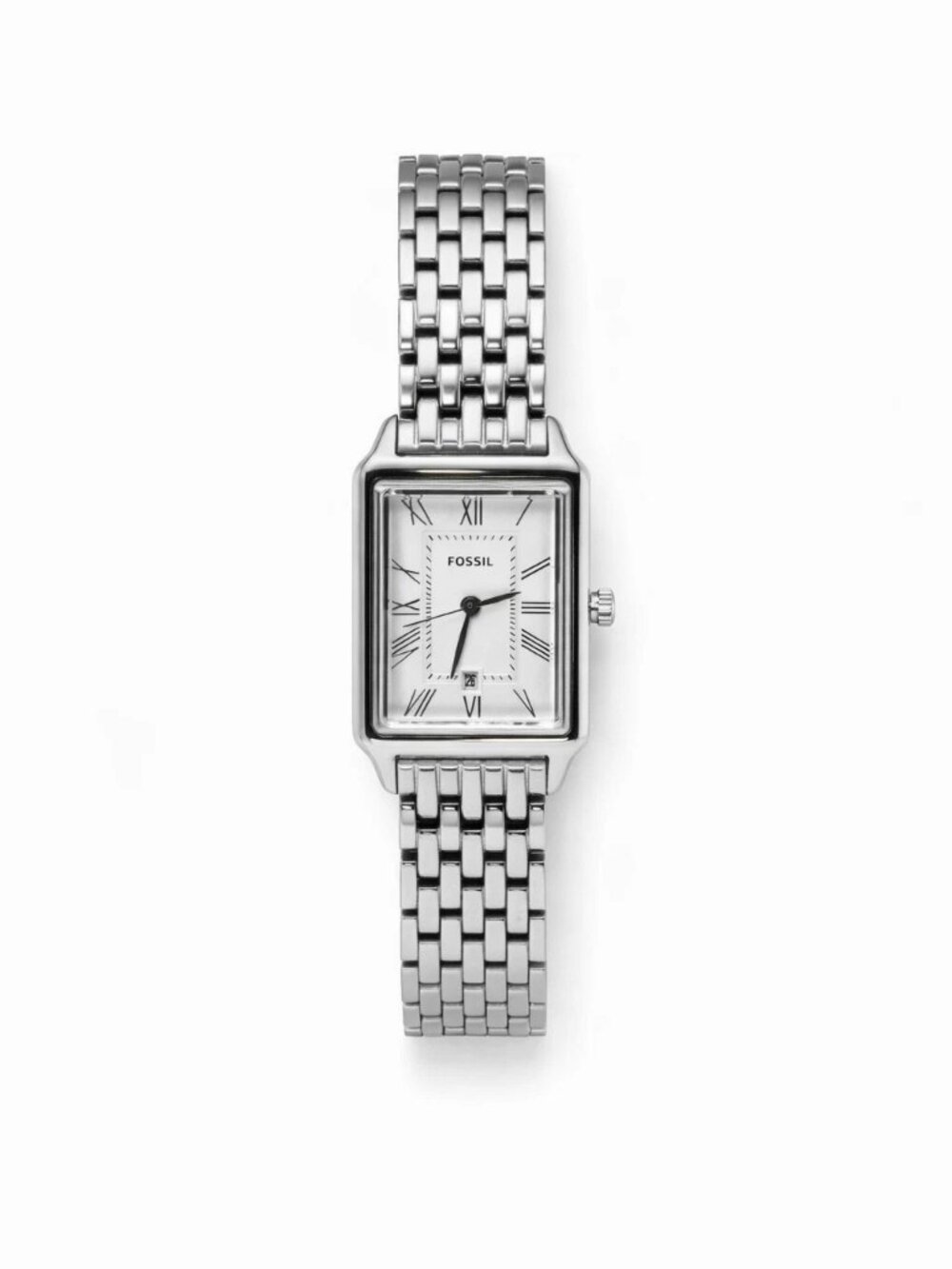 Fossil Raquel ES5221 Women's Silver-Tone Bracelet Watch 23mm